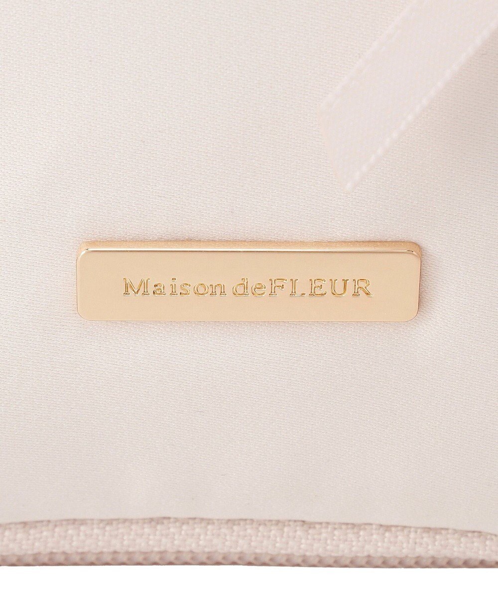 Maison de FLEUR リボン付きマルチショルダーバッグ 