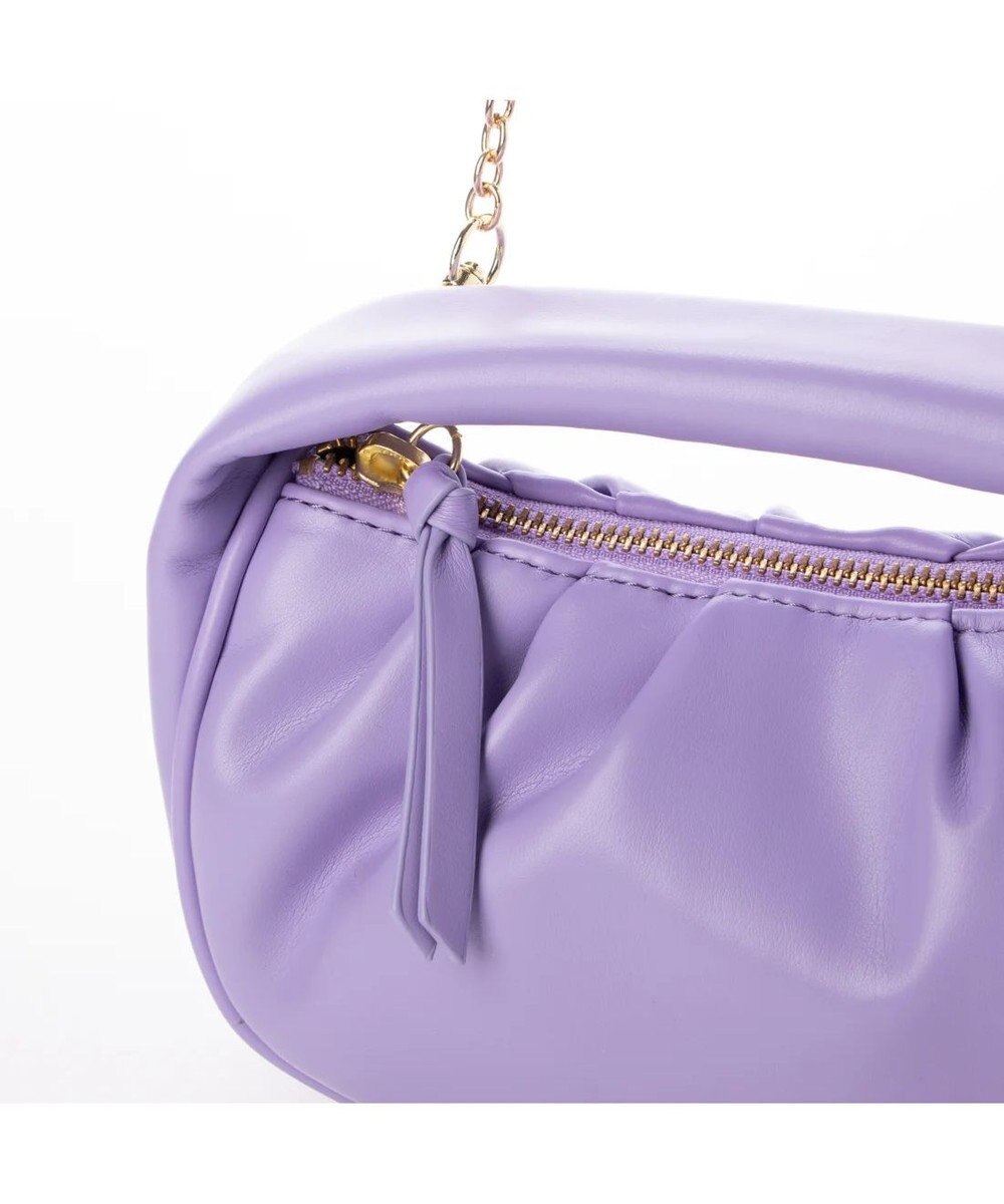 UNBILLION cachecache ハーフムーンギャザー2wayミニショルダー 