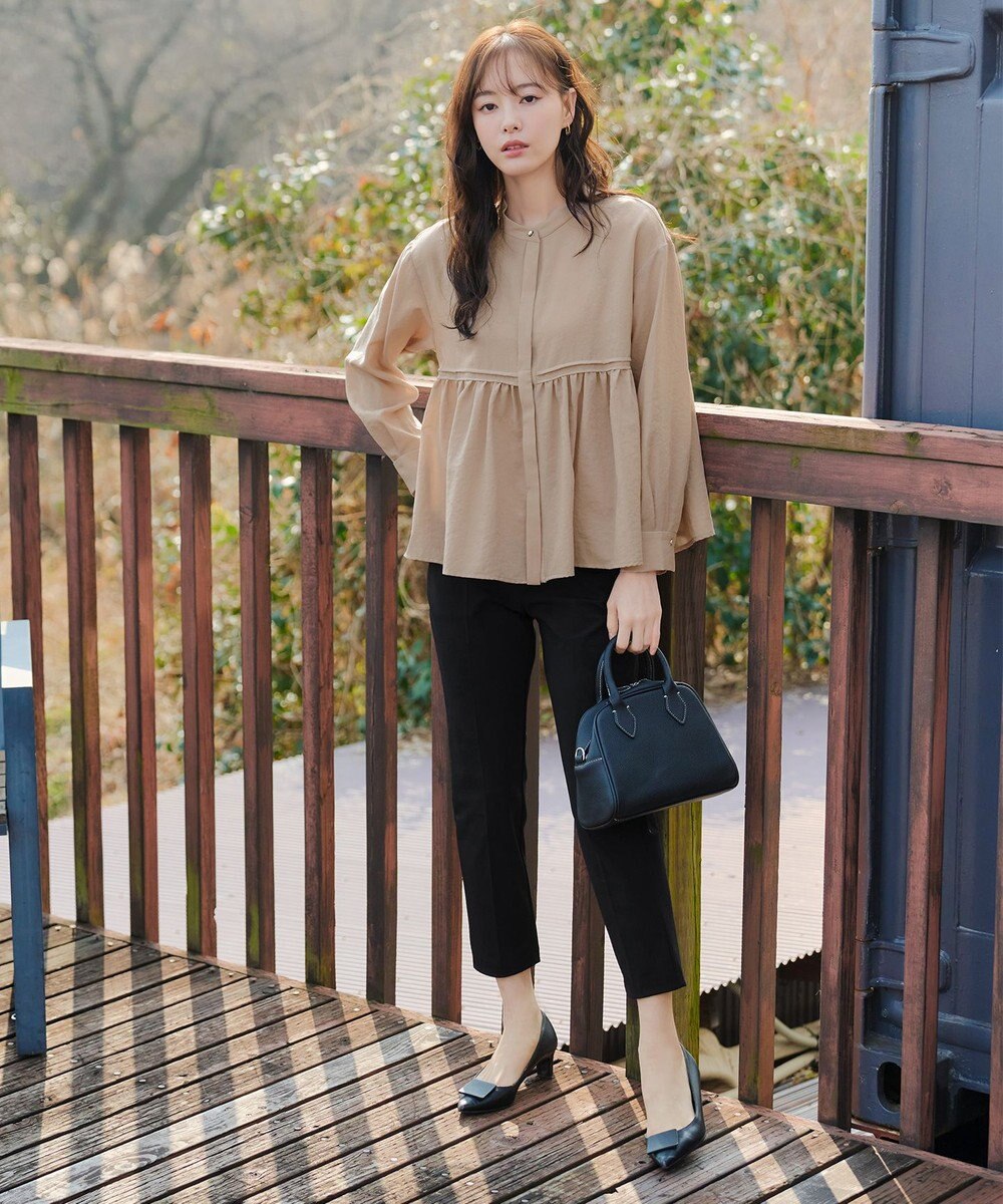 Tiaclasse L 日本製サーラドライ・テーパードパンツ 