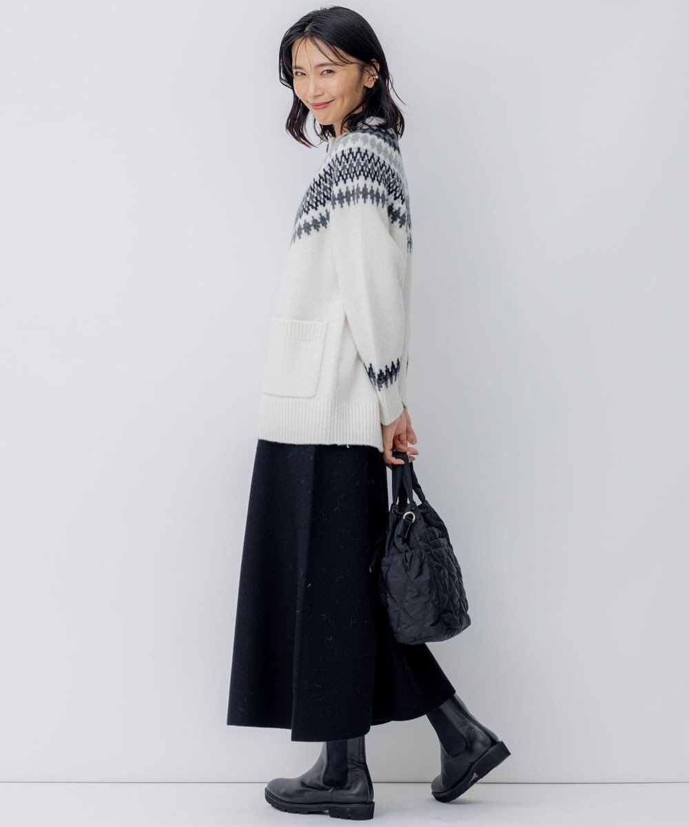 23区 フェアアイル カーディガン 