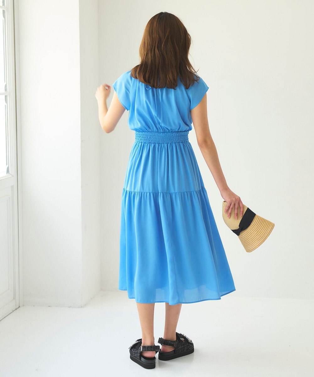 Feroux ウエストシャーリングティアード ワンピース 