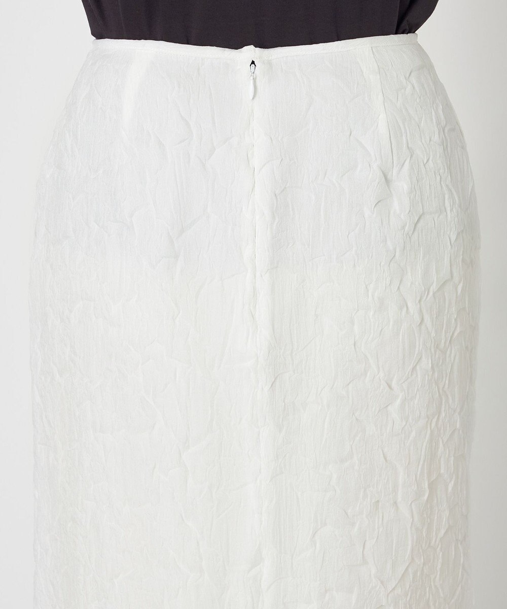 NAVE 【Nave・洗える/シアー素材】クラッシュオーガンジー スカート 