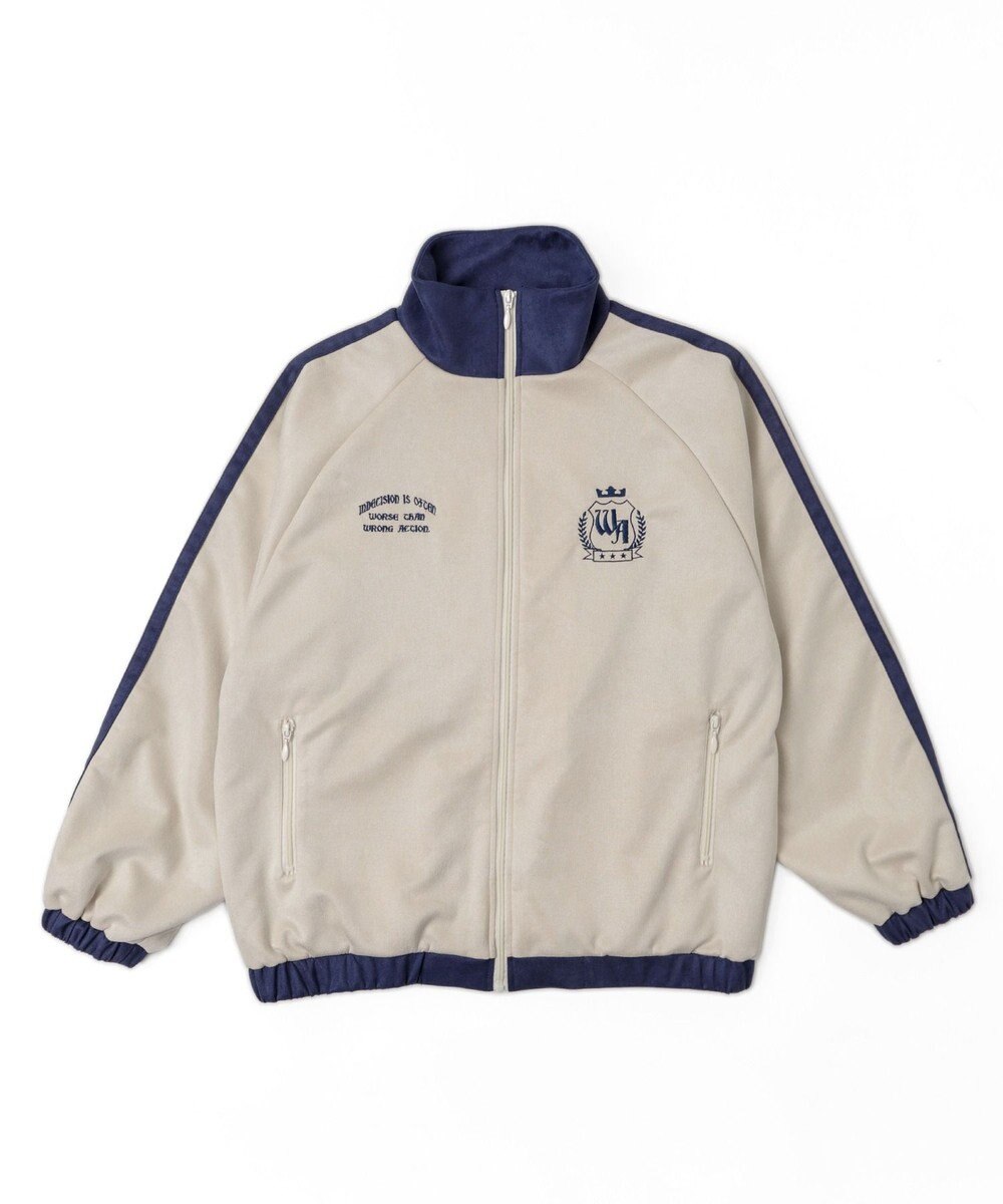 WEGO フェイクスウェードライントラックジャケット 
