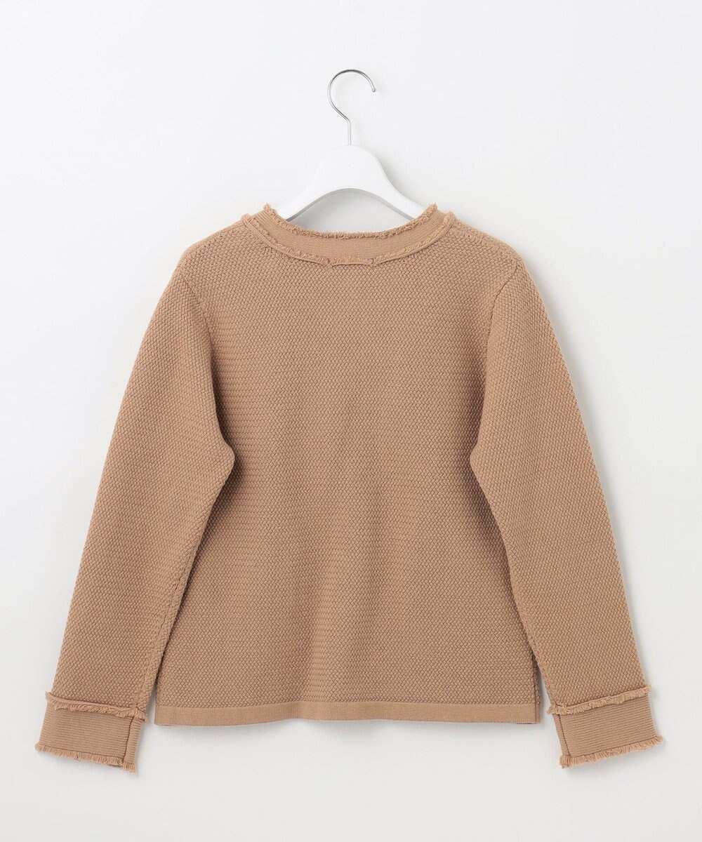 Feroux 【ONWARD CROSSET MAG掲載】ツイードライクニット ジャケット 