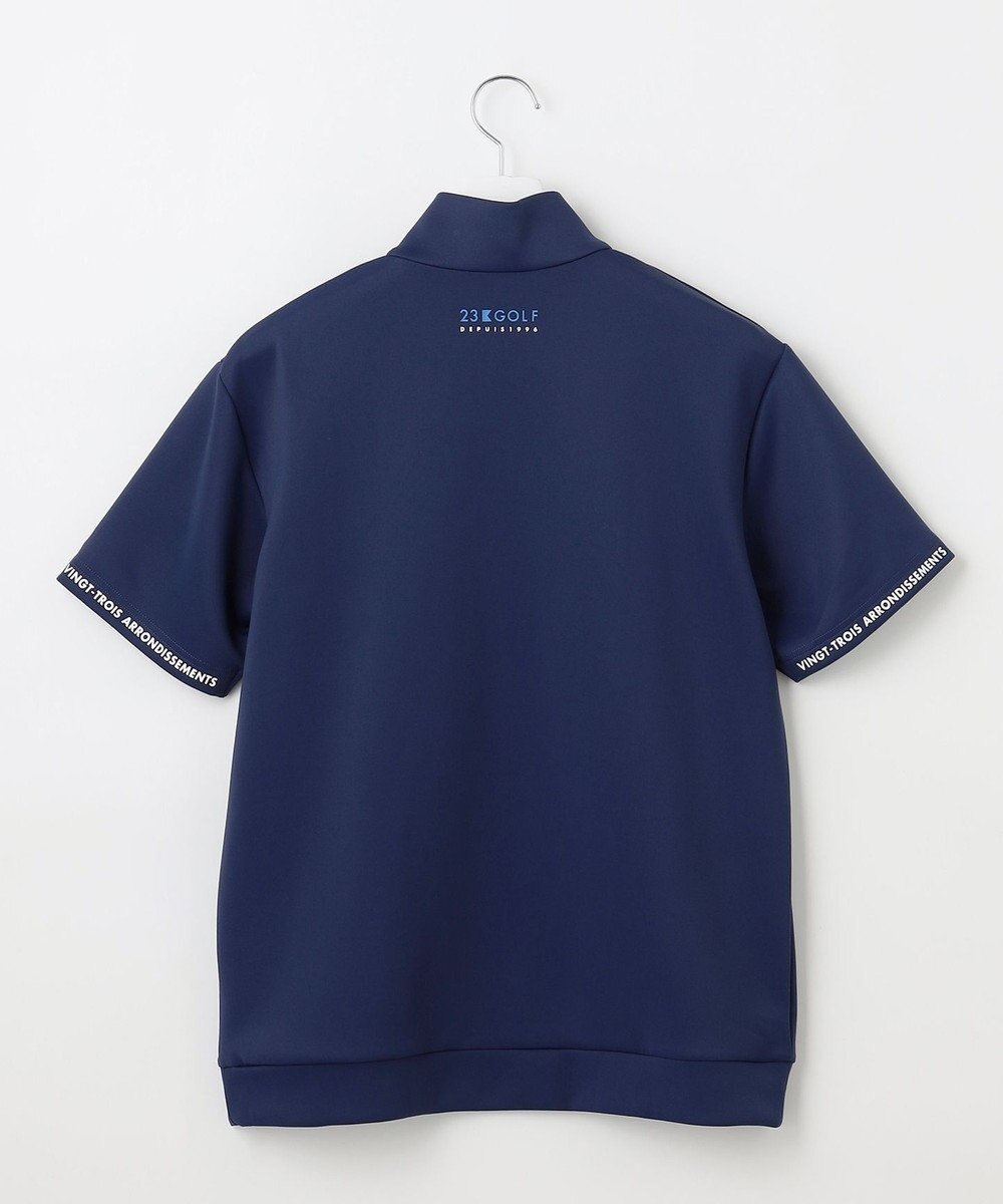 23区GOLF 【MEN】【吸水速乾/UVカット】ストレッチダンボールモックネックシャツ 