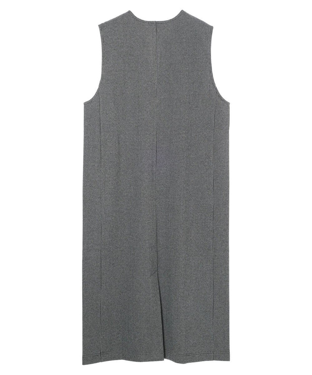 Green Parks 柄圧縮ポンチキーネックジャンスカ 