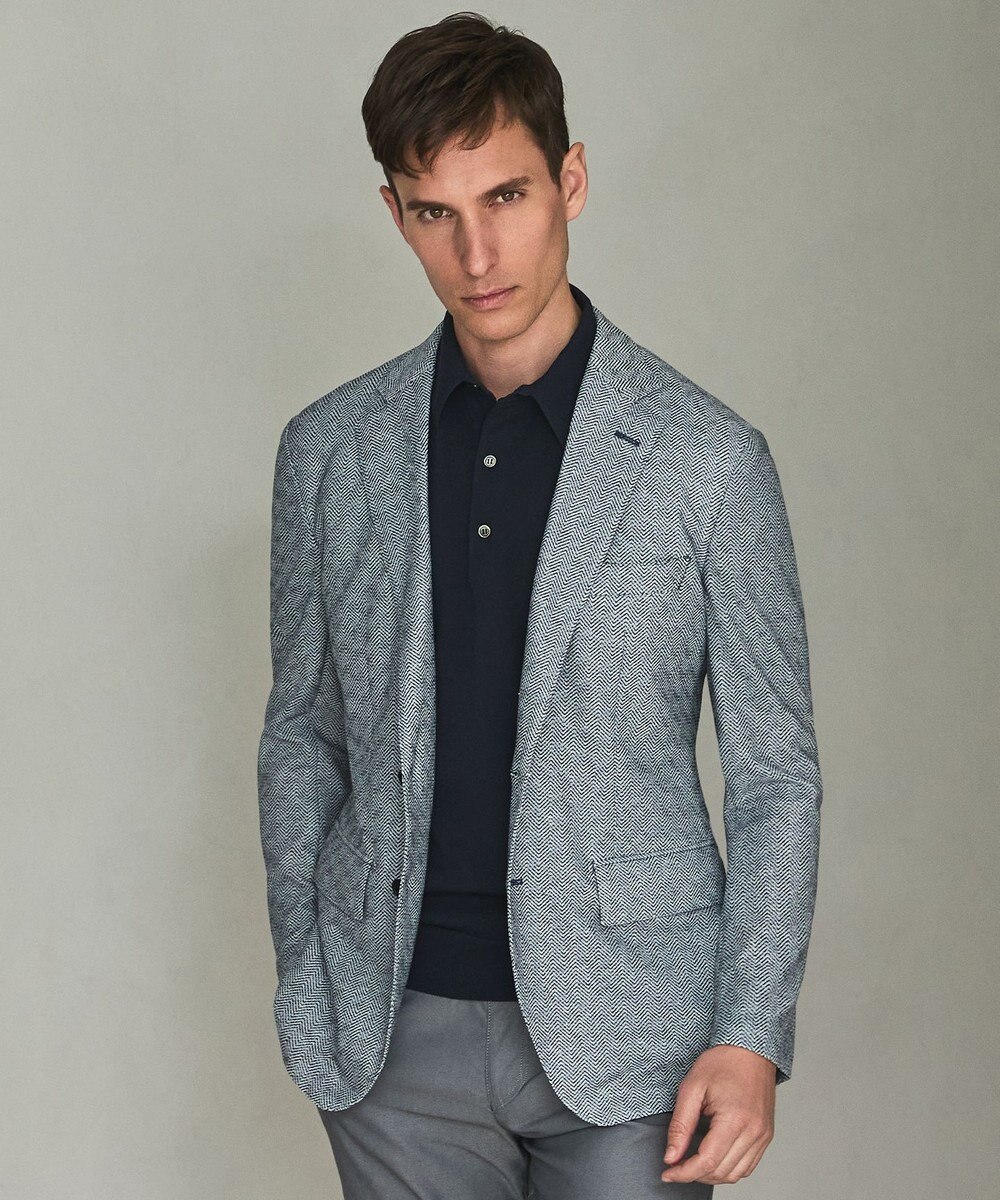 GOTAIRIKU ３年連続売上NO1【吸水速乾/洗える/ストレッチ】ノルマンディーリネン カーディガンジャケット(25/26年モデル) 