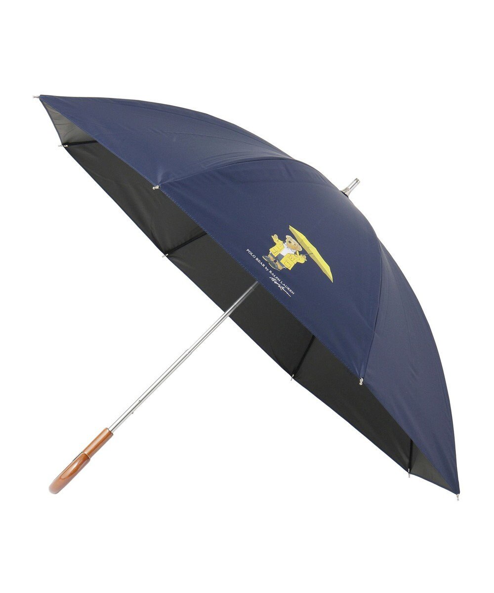 MOONBAT 【軽量】POLO RALPH LAUREN 晴雨兼用日傘 長傘 レインベア／一級遮光 遮熱 UV 