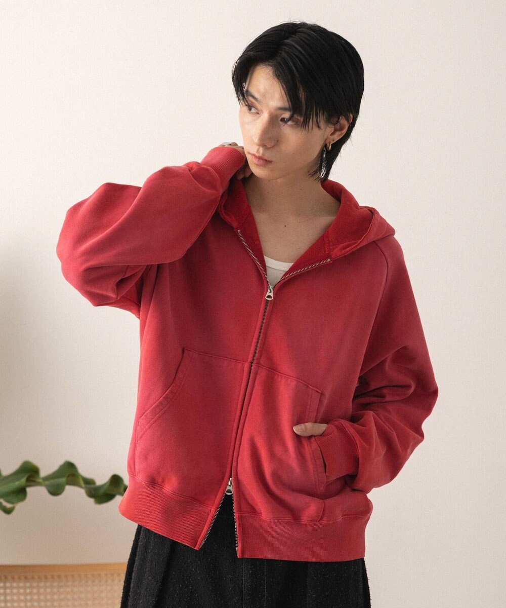 WEGO ショートZIPパーカー 