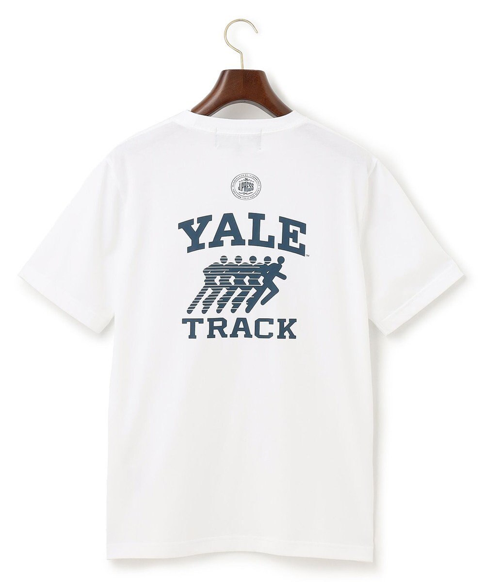 J.PRESS MEN 【J.PRESS×YALE】YALE TRACKカレッジプリントＴシャツ 