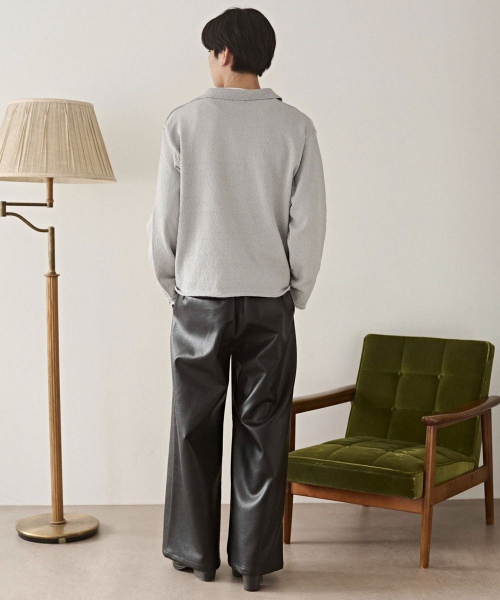 WEGO スキッパーニットポロ 