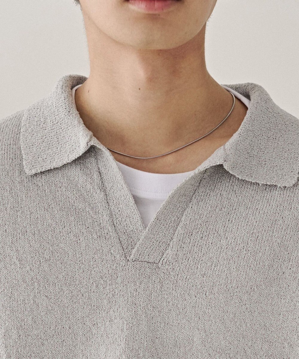 WEGO スキッパーニットポロ 