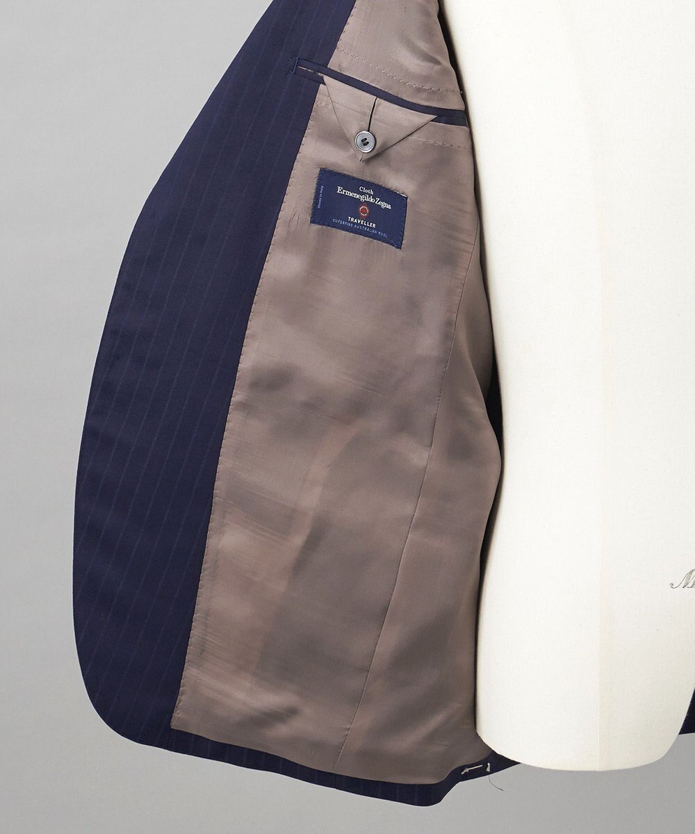 GOTAIRIKU 【Ermenegildo Zegna】TRAVELLER　スーツ（ネイビーストライプ） 