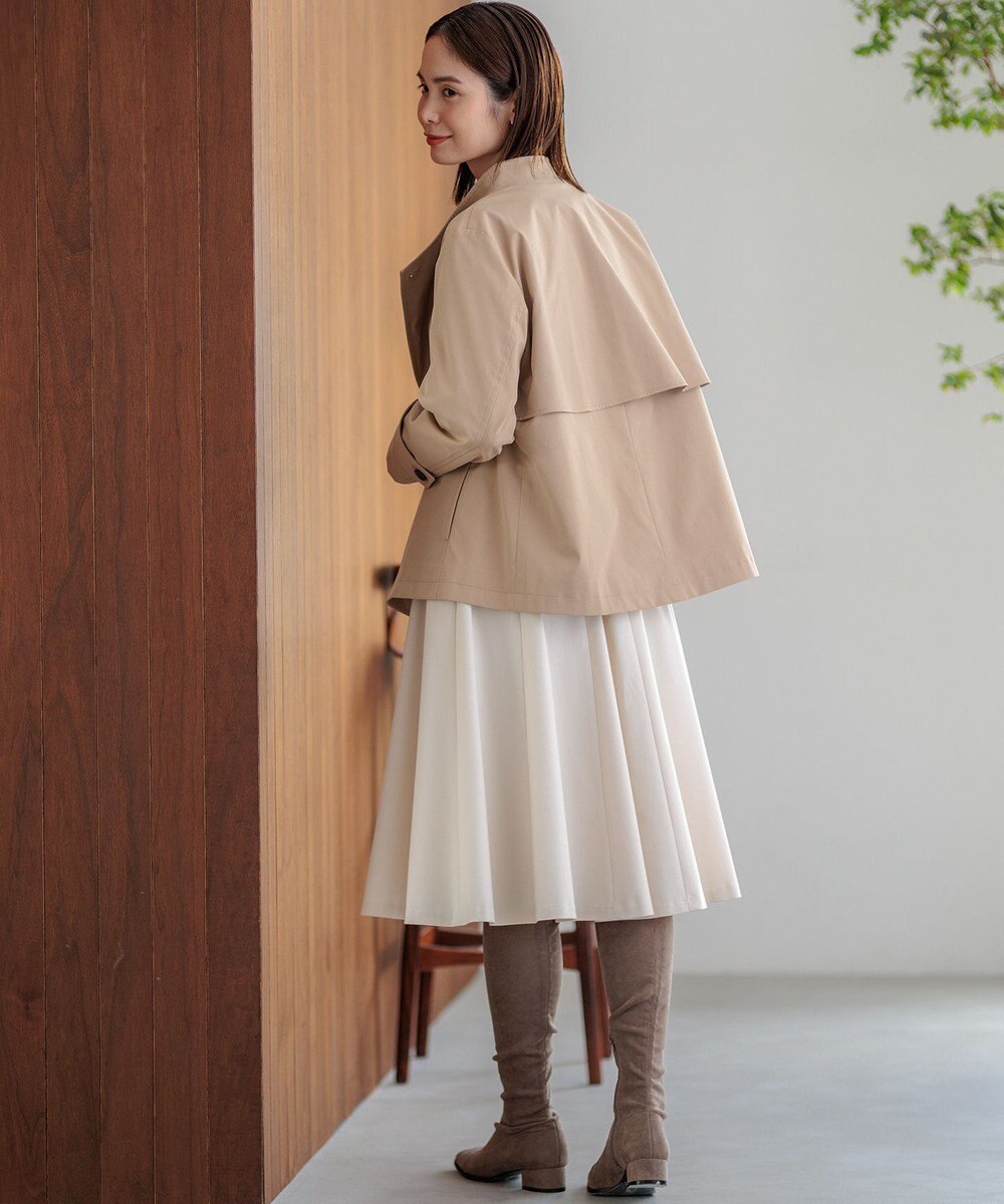 組曲 L 【WEB限定】2WAYライトトレンチ ショートコート 