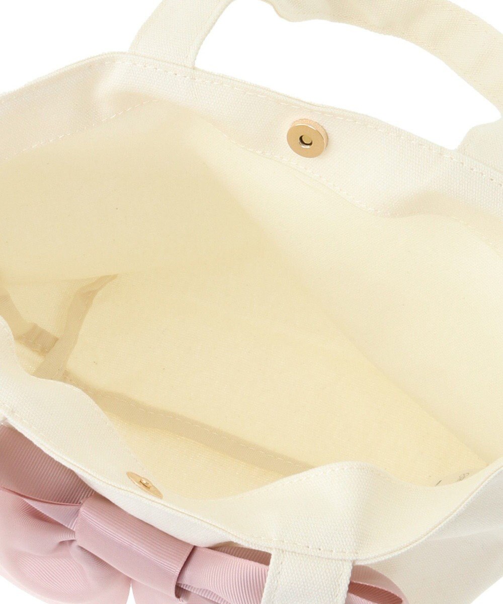 Maison de FLEUR EC限定 リボンキャンバストートバッグ 