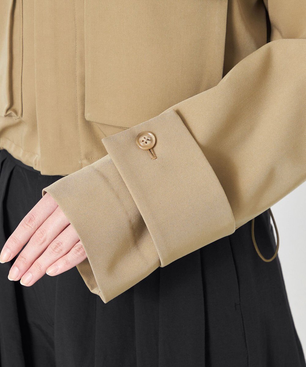 NAVE 【Nave・セットアップ可/洗える/撥水】スパンツイル ショートジャケット 