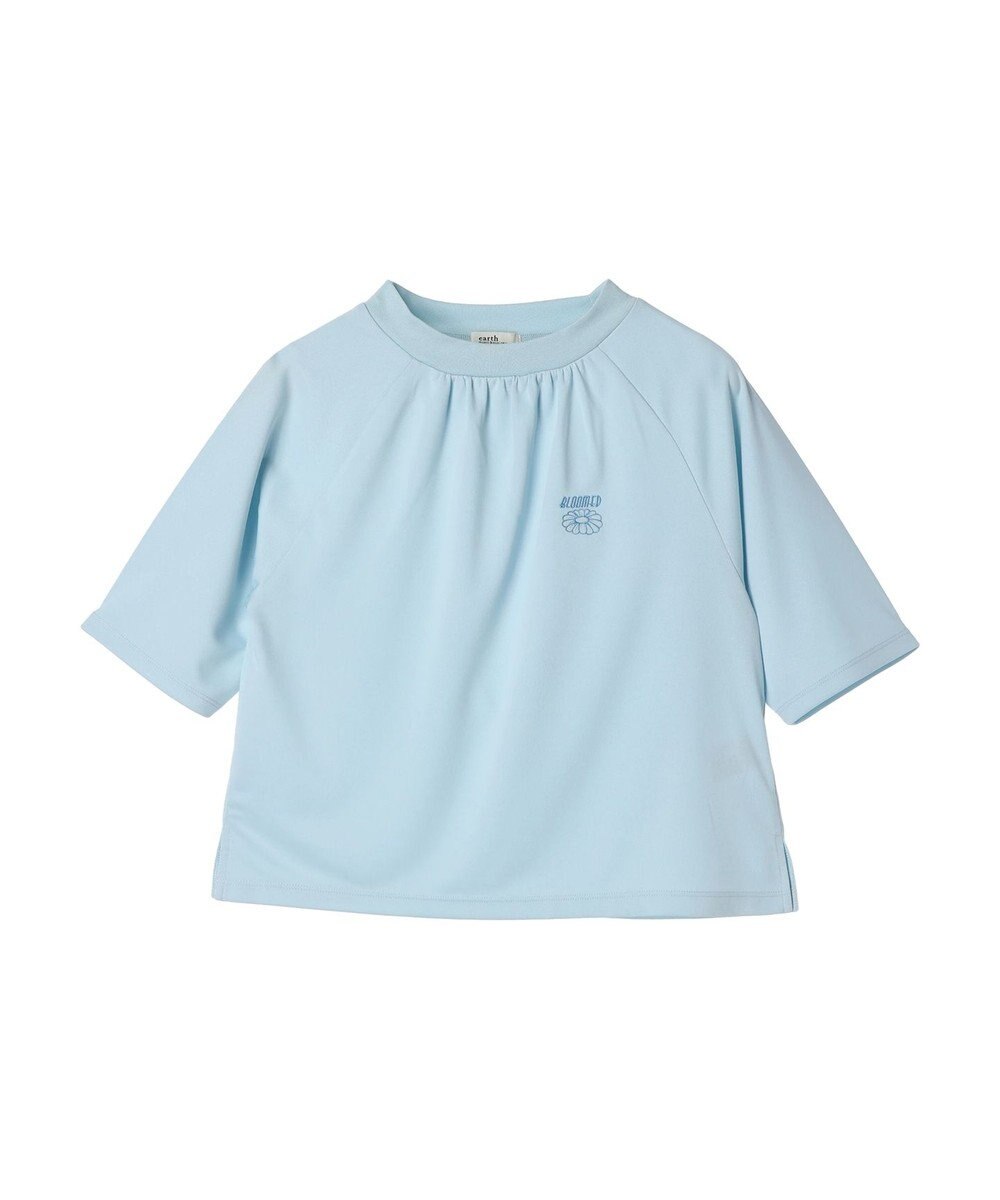 earth music&ecology スポーティー刺繍ロゴＴ 