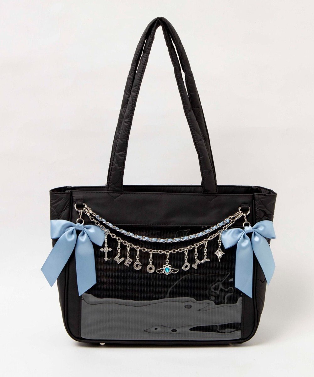 WEGO 【痛バ＆推し活グッズ】シルバービジューアルファベットDIYチャーム15ｍｍ 