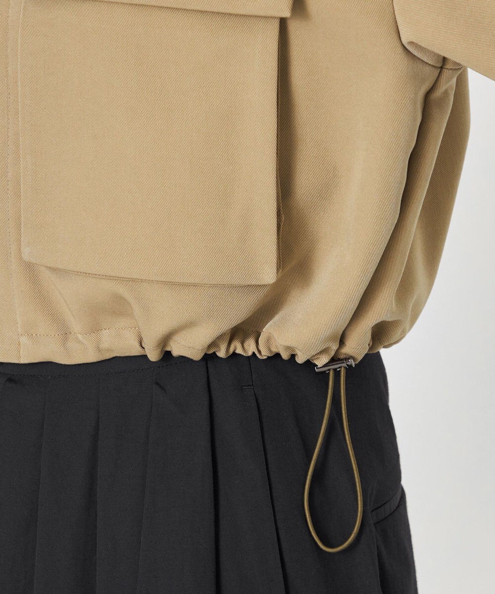 NAVE 【Nave・セットアップ可/洗える/撥水】スパンツイル ショートジャケット 