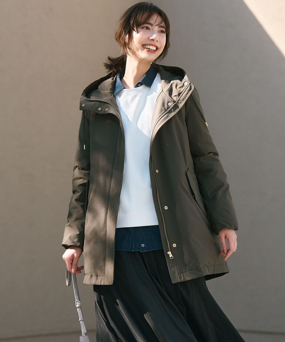 23区 【SLOW/一部店舗限定】テンセルコットンジョーゼット フレア スカート 