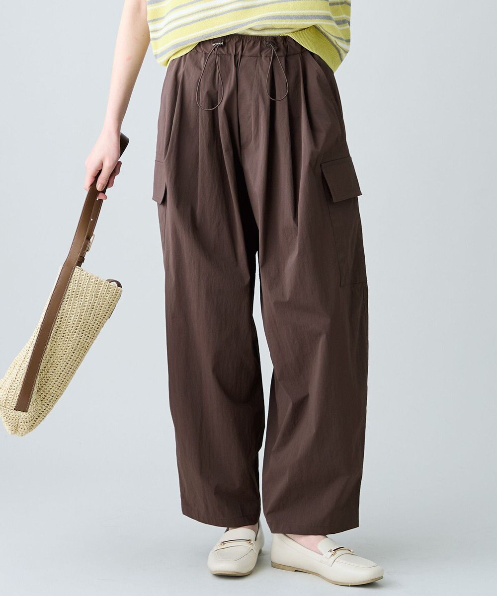 ANY L 撥水ナイロンカーゴパンツ 