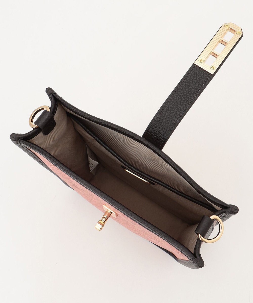 LA BAGAGERIE スクエアレザーミニショルダーバッグ 