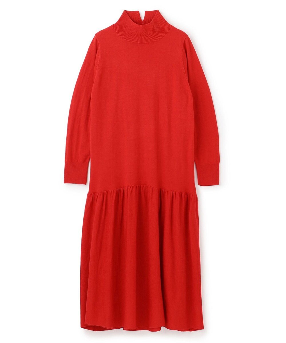 UNFILO ティアード ニットワンピース 