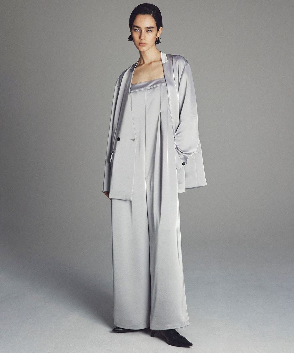 uncrave シャイニーダブルサテン ジャケット 