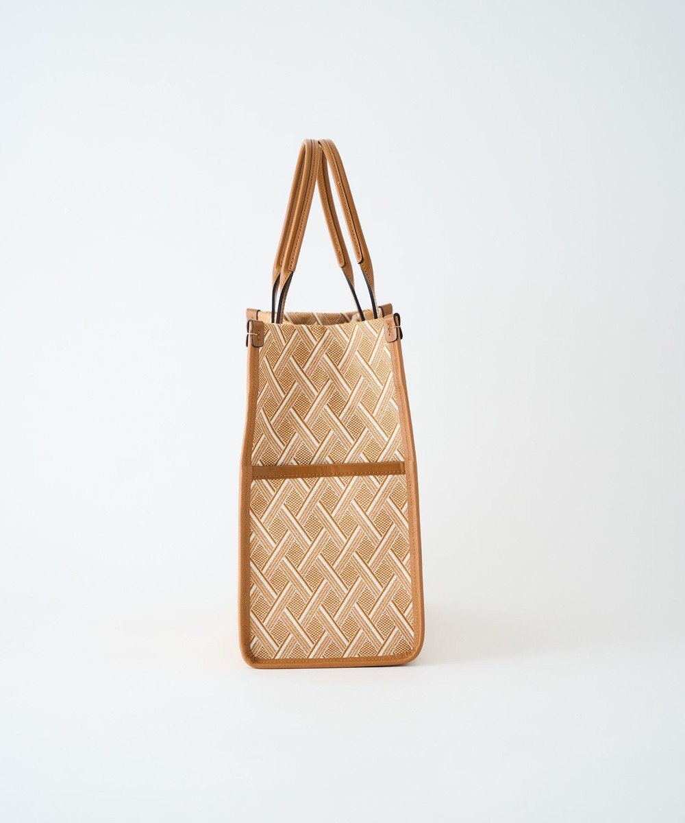 MIYABIYA LAQUOH クロス柄ジャガードトートバッグ S 