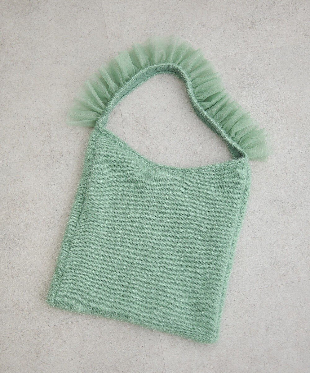 Green Parks ・ＱＵＯＮ　フリルニットワンショルダー 