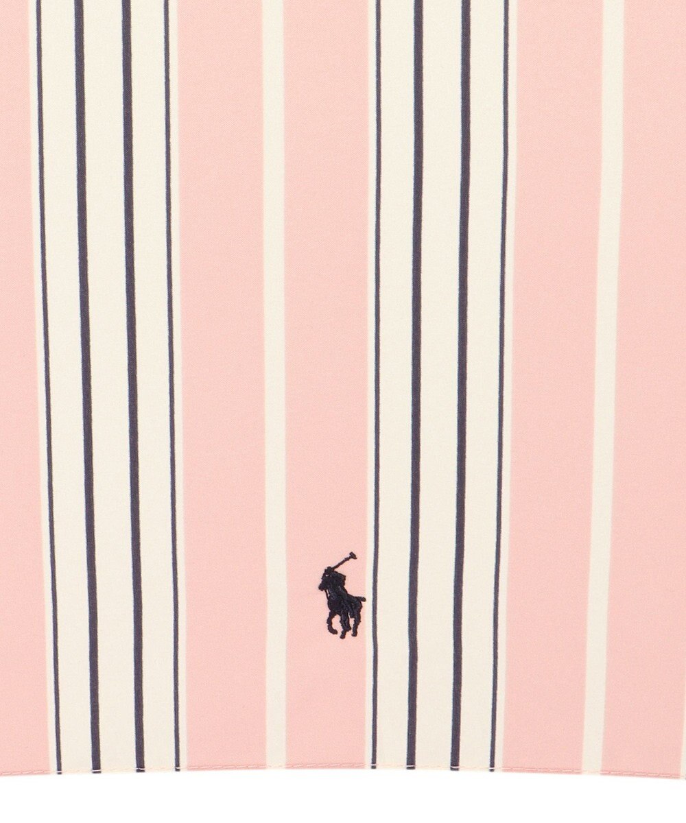 MOONBAT POLO RALPH LAUREN(ポロ ラルフローレン) 折りたたみ傘 ソフトストライプ ポロポニー ワンポイント 