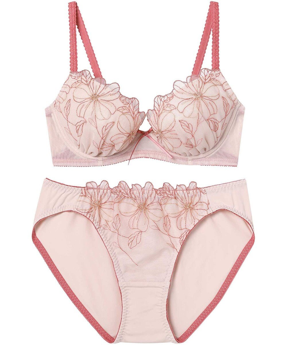 AMPHI ブラジャー ショーツセット 自然なまる胸メイク 【ブラ＆ショーツセット】 上下セット ブラ BCC231 アンフィ／ワコール 