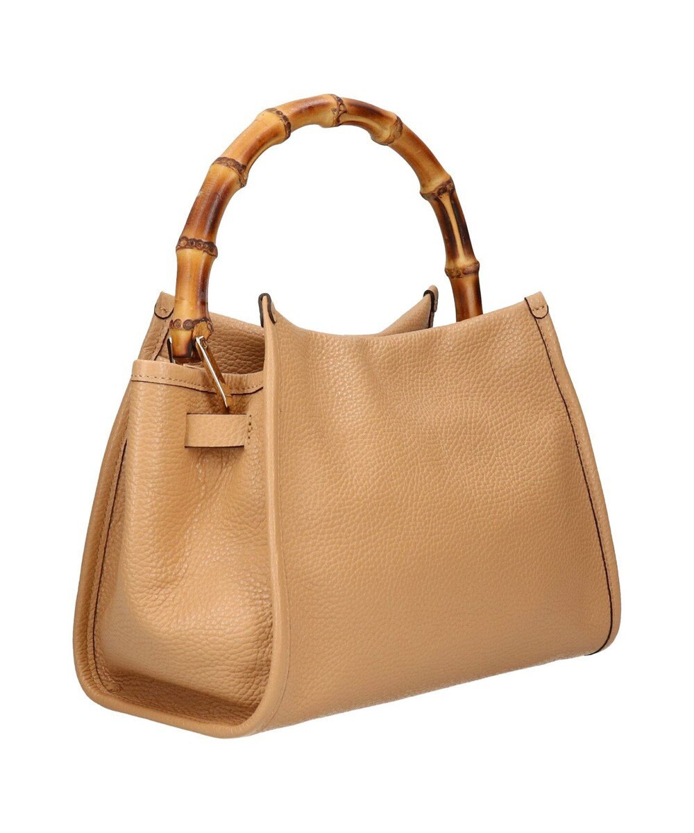 INTER-CHAUSSURES 【LORISTELLA】バンブーハンドルレザーバッグ 