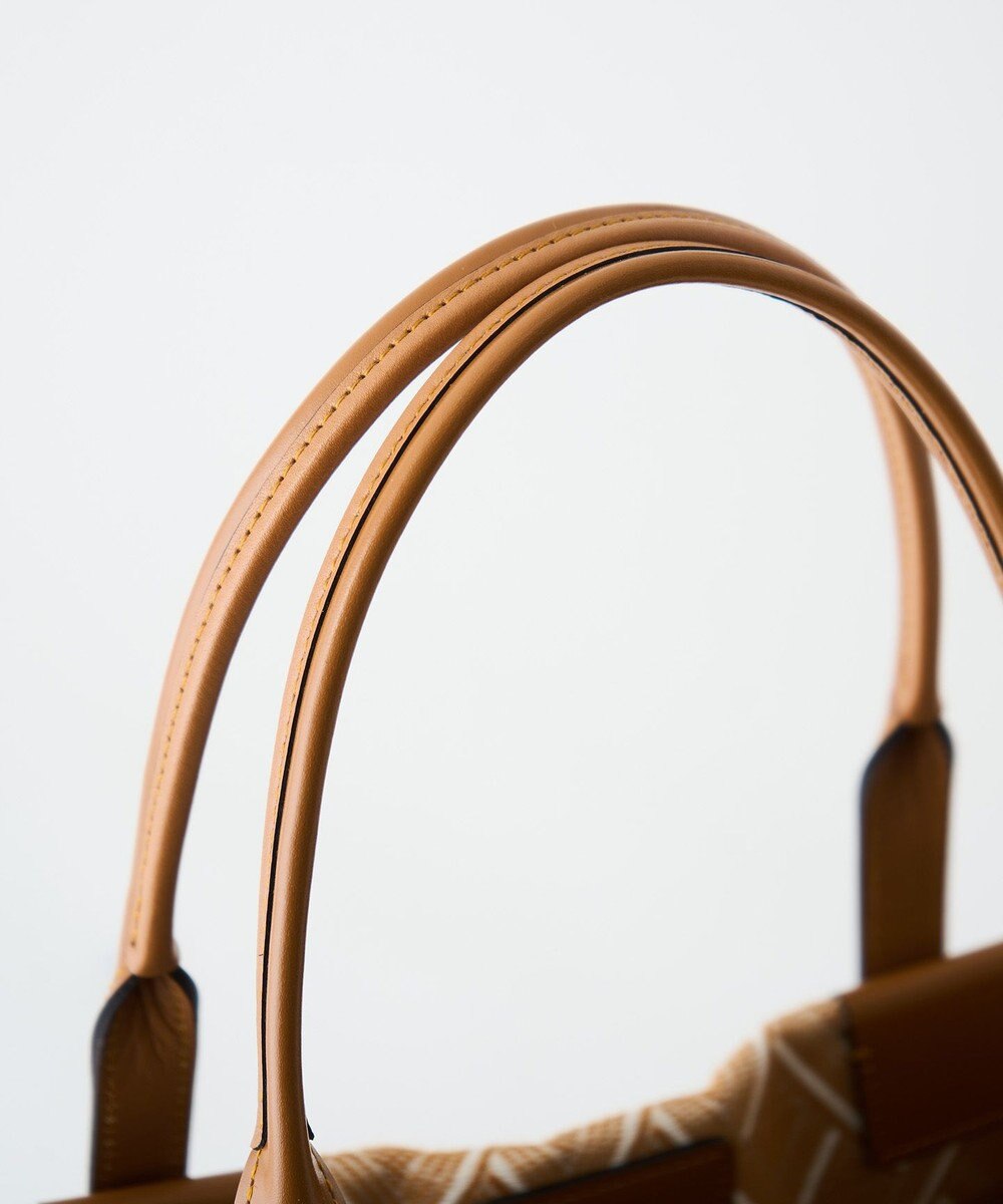 MIYABIYA LAQUOH クロス柄ジャガードトートバッグ S 