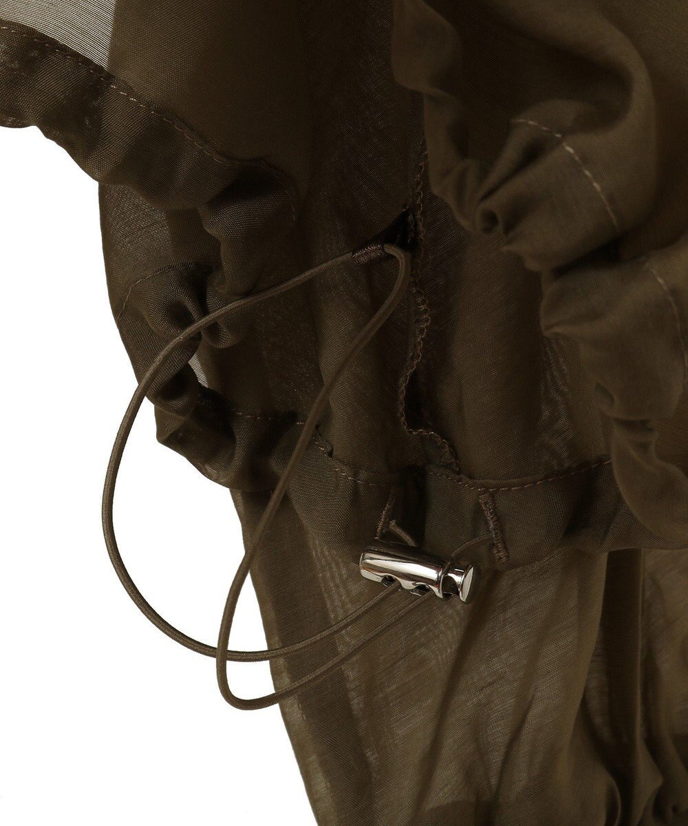 AMERICAN HOLIC ノーカラーシアーＺＩＰブルゾン 