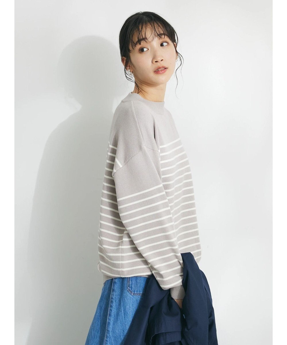 CRAFT STANDARD BOUTIQUE パネルボーダーニットプルオーバー 
