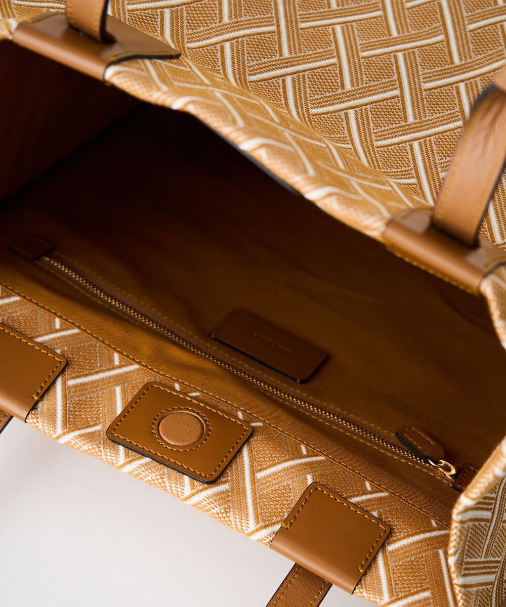 MIYABIYA LAQUOH クロス柄ジャガードトートバッグ S 