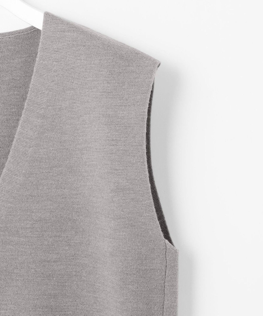 自由区 S 【セットアップ対応・洗える】ウールミラノニット ベスト 