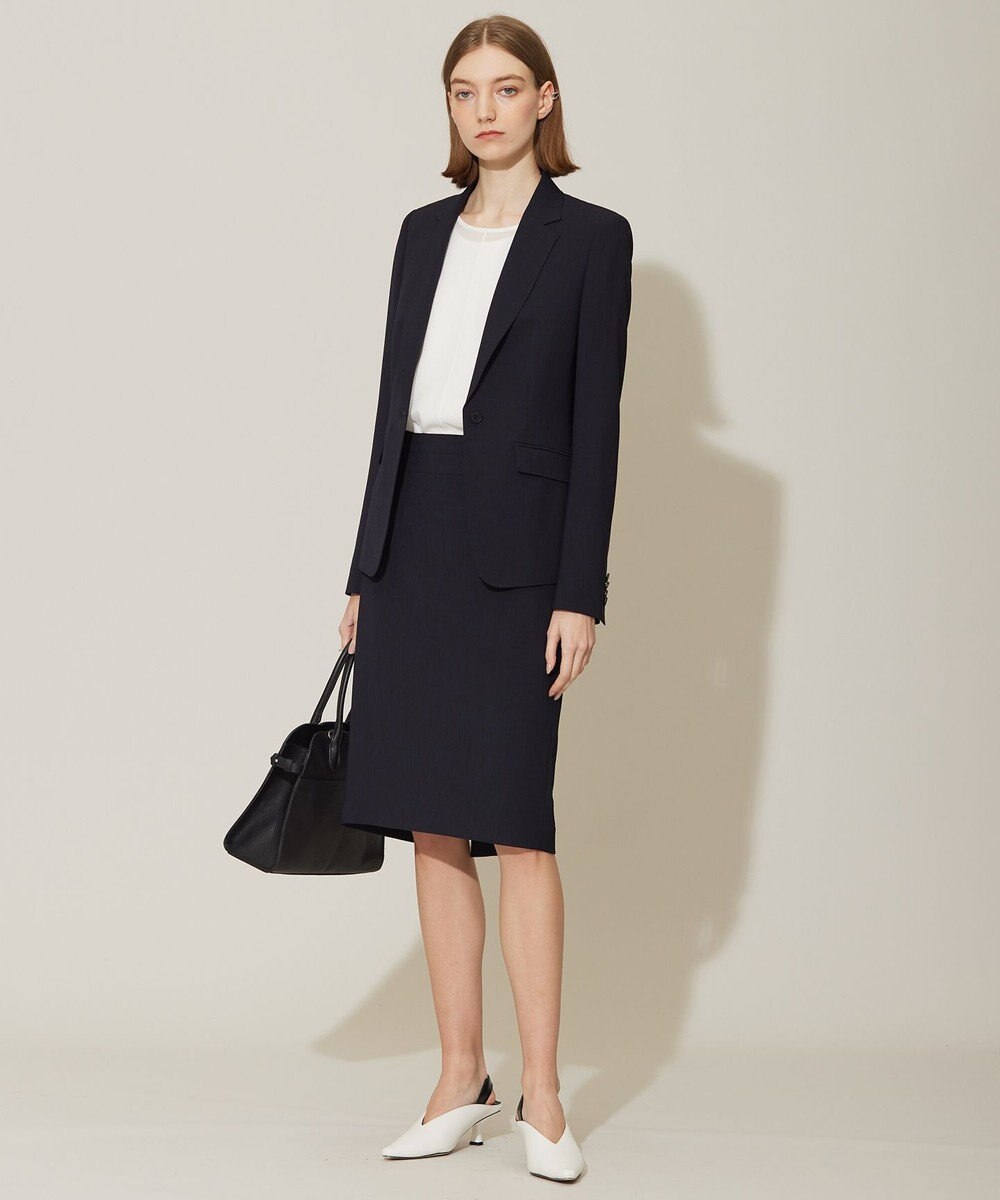 ICB 【接触冷感・防シワ・速乾・洗える】レーヨンライクトロ タイトスカート 