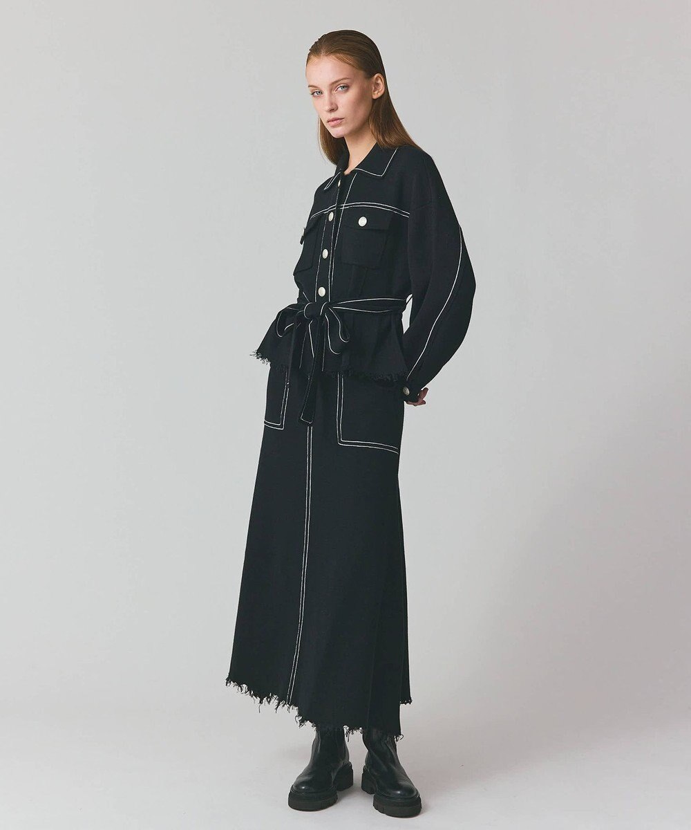 GRACE CONTINENTAL ニットワークジャケット 