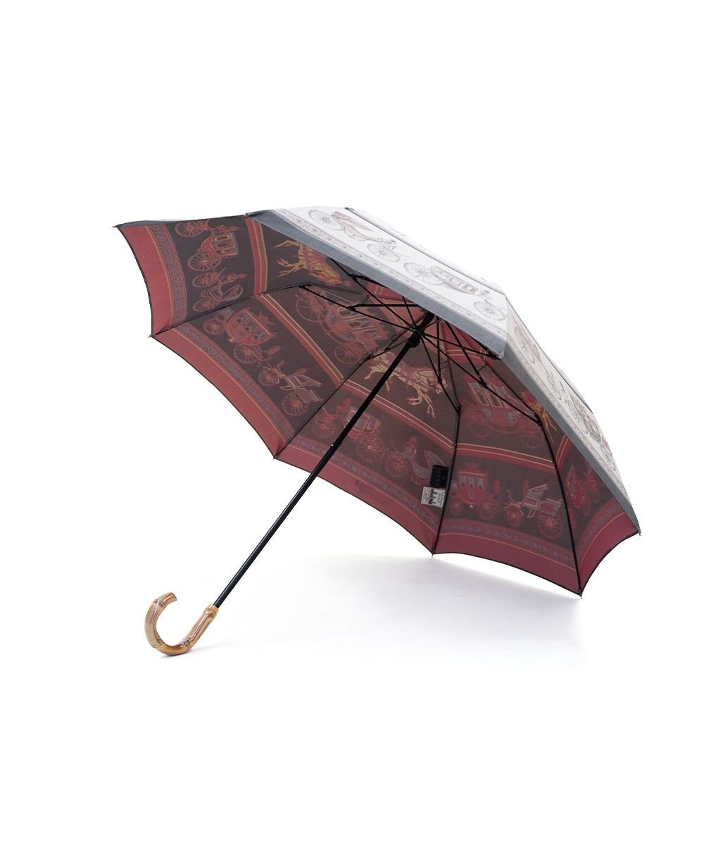 Marca Umbrella of Yokohama 晴雨兼用折りたたみ傘 (馬車行列) 日傘 