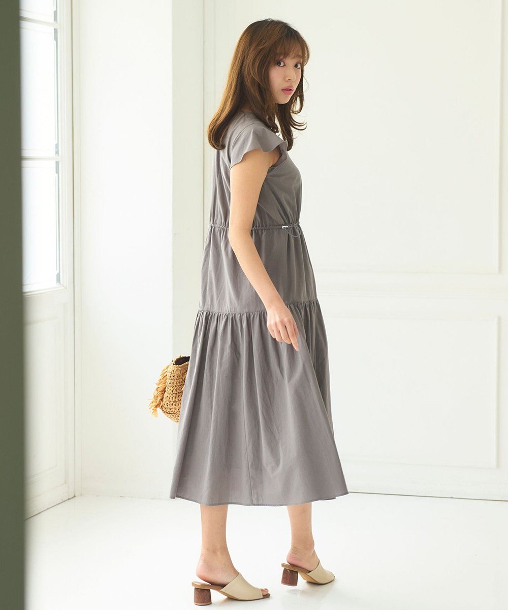 Feroux 【洗える】ドロストデザイン ワンピース 