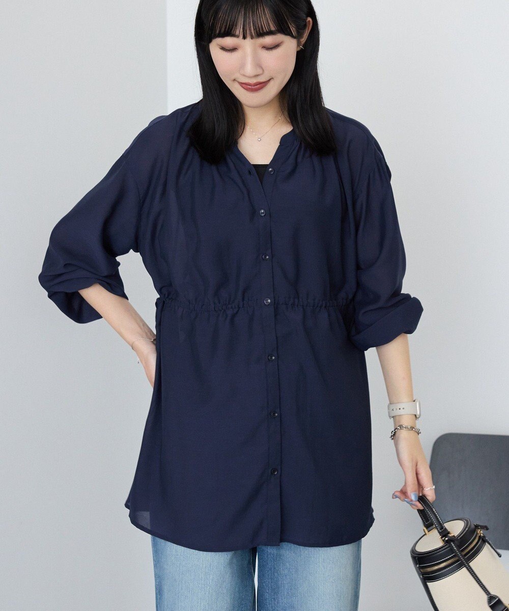 AMERICAN HOLIC シアーウエストドロストロングシャツ 