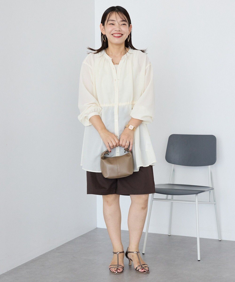 AMERICAN HOLIC シアーウエストドロストロングシャツ 