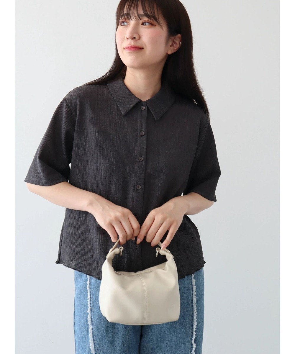 Green Parks BEST PRICE 表面カット衿付シャツ 