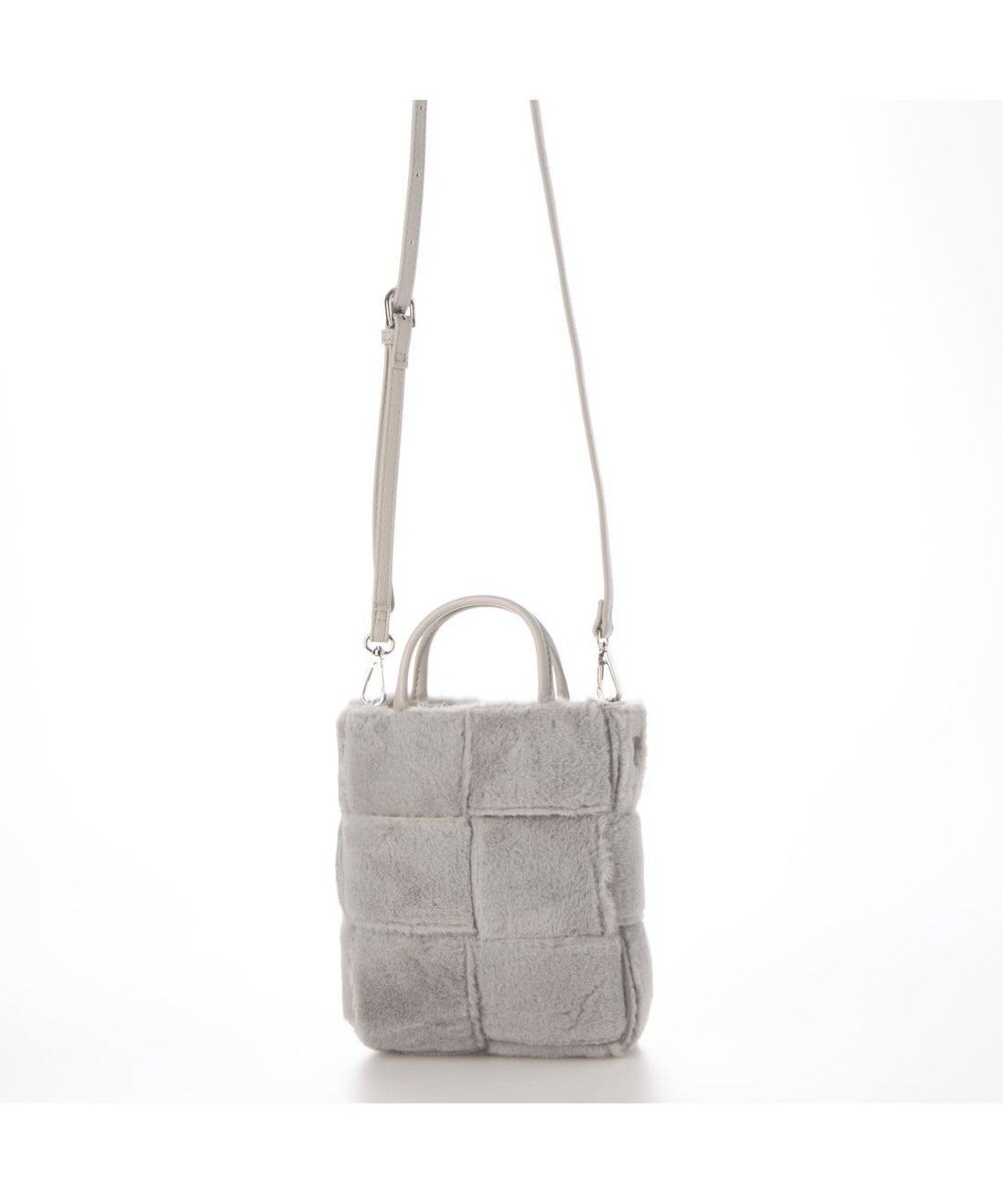 UNBILLION カシュカシュ cachecache / フェイクファーイントレチャートミニショルダー 