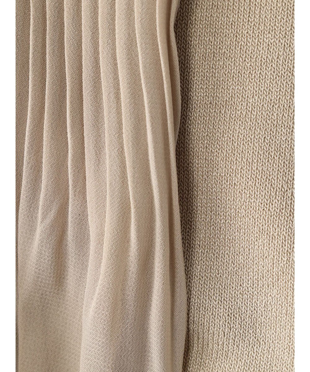 Green Parks プリーツ袖ニットプルオーバー 