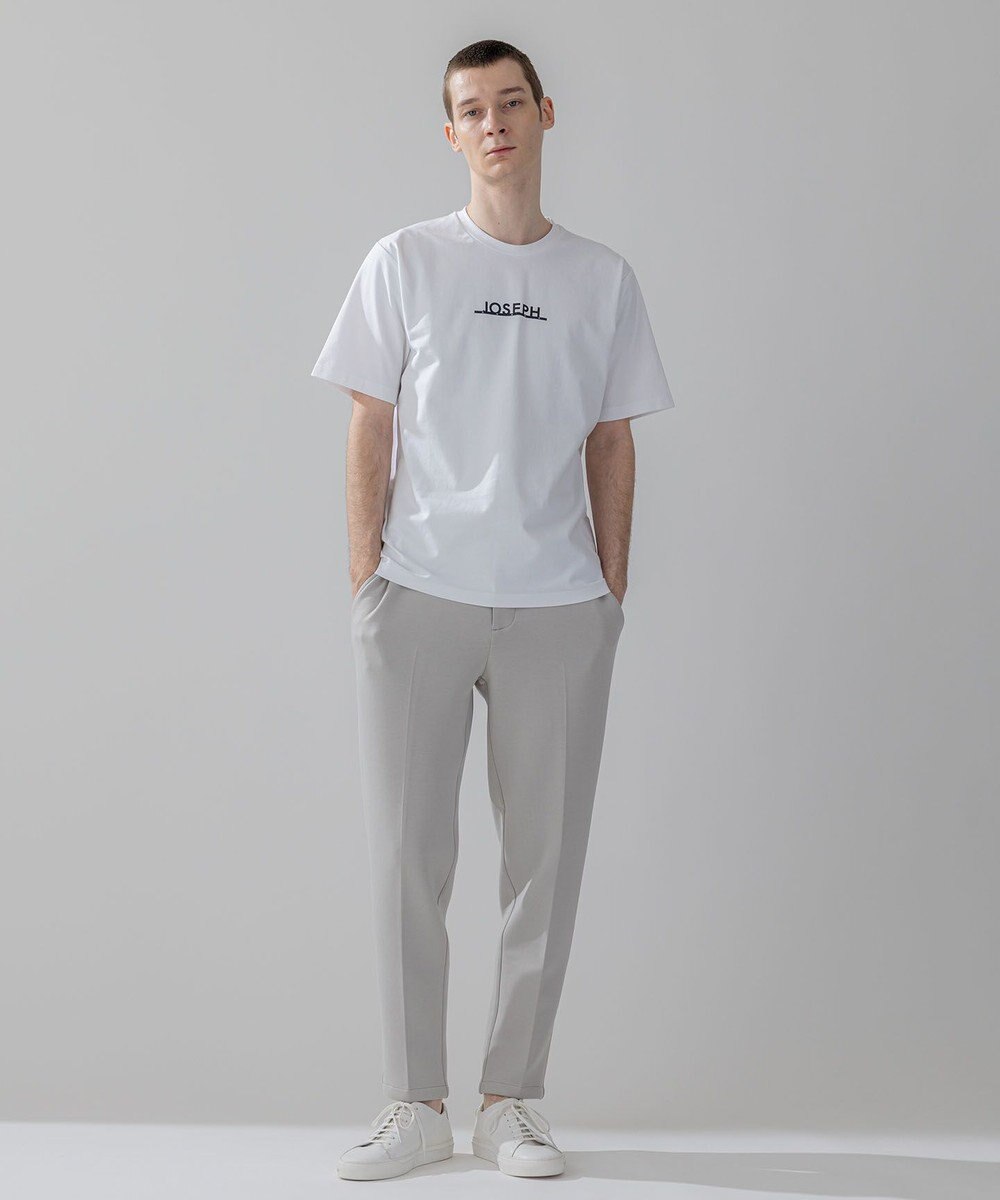 JOSEPH HOMME 【WEB・一部店舗限定】 ライトダブルジャージーロゴプリント　半袖Tシャツ 