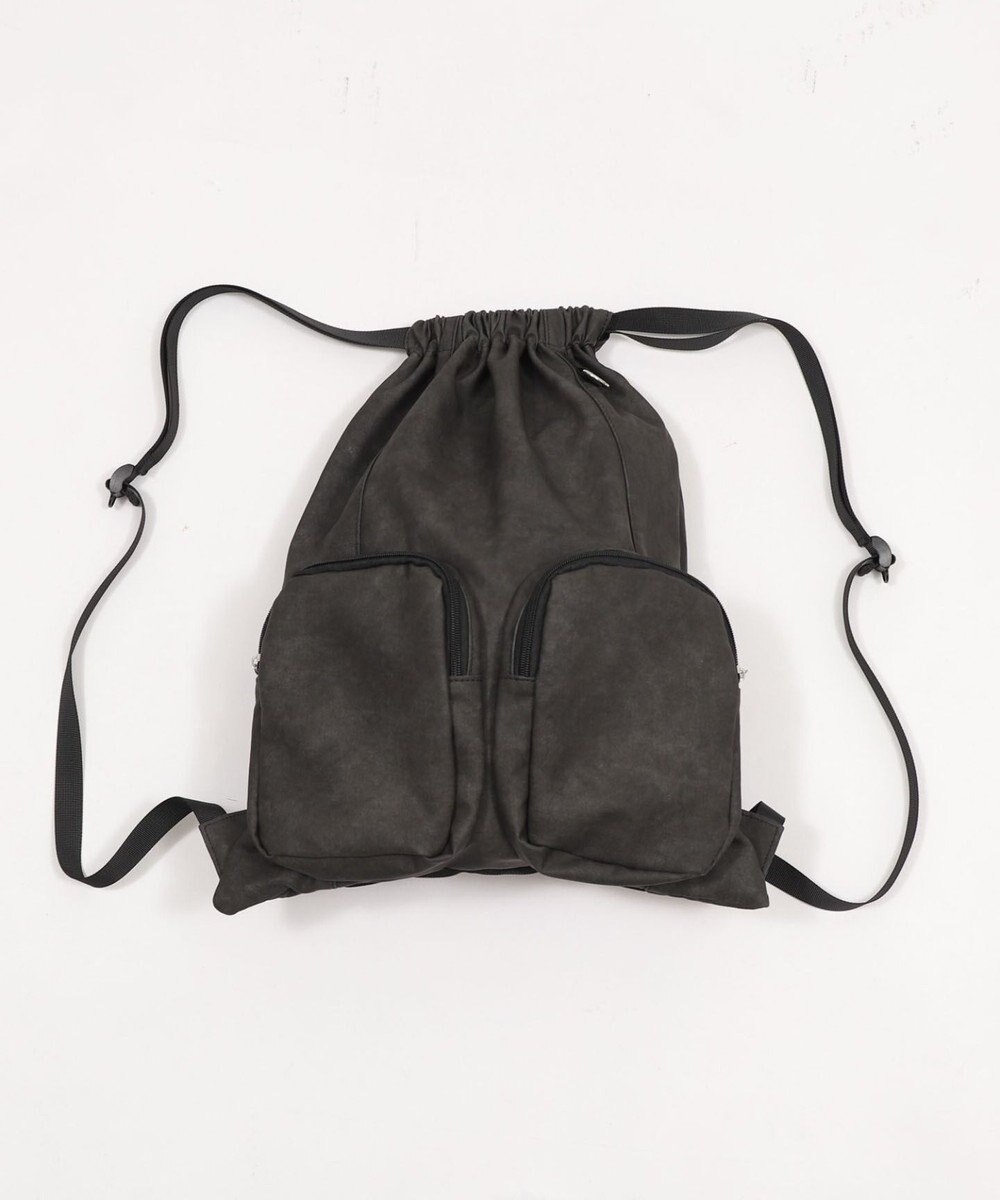 WEGO PUポケットデザインナップサック 