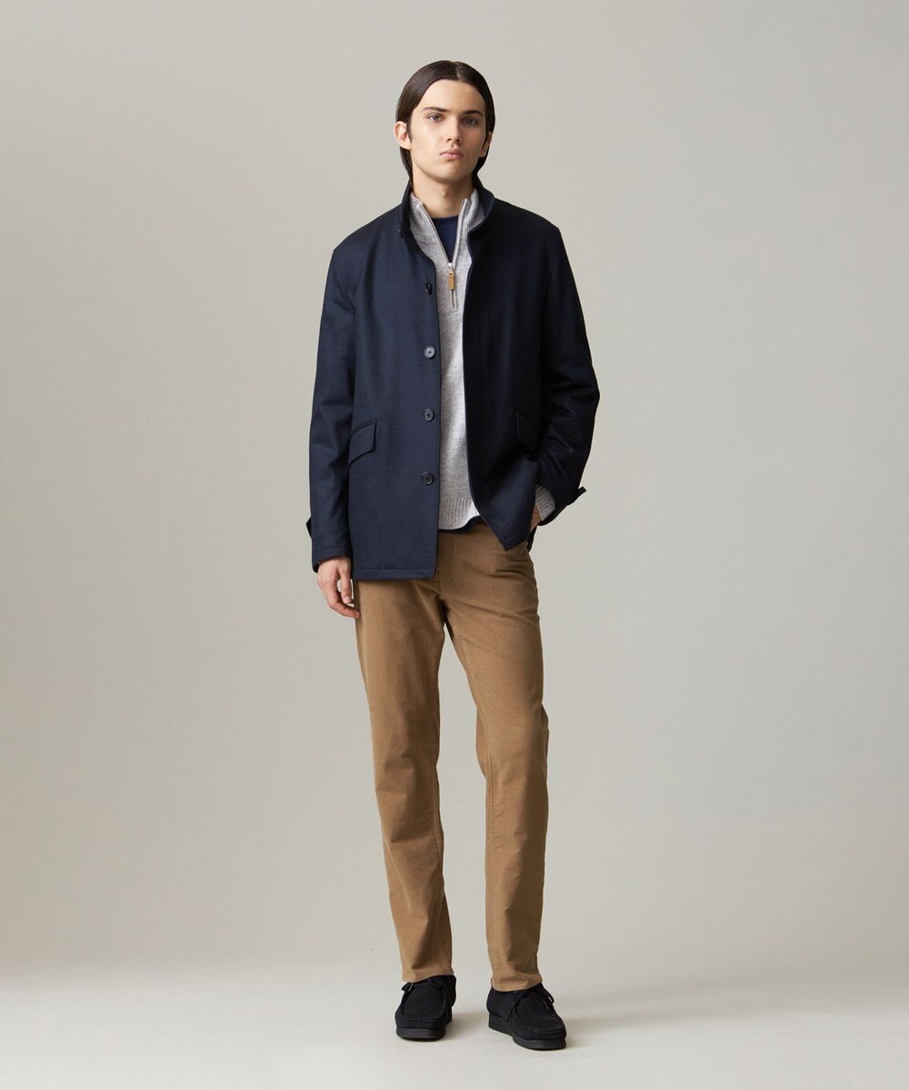 J.PRESS MEN 【KING SIZE】【Cash Lamb’s Wool】ハーフジップニット 